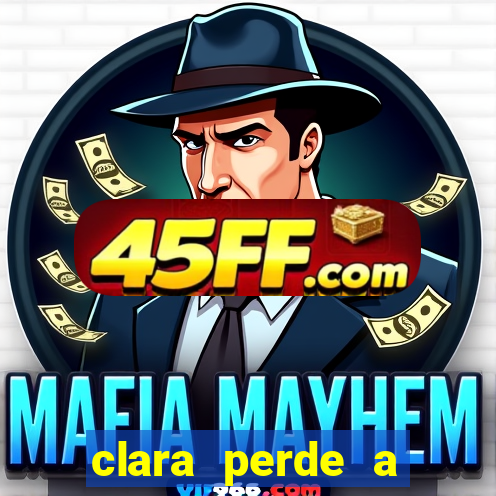 clara perde a fortuna para fabiana